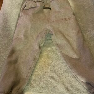 Fear of God Kids Gray Sweatpants - Minimal Logo